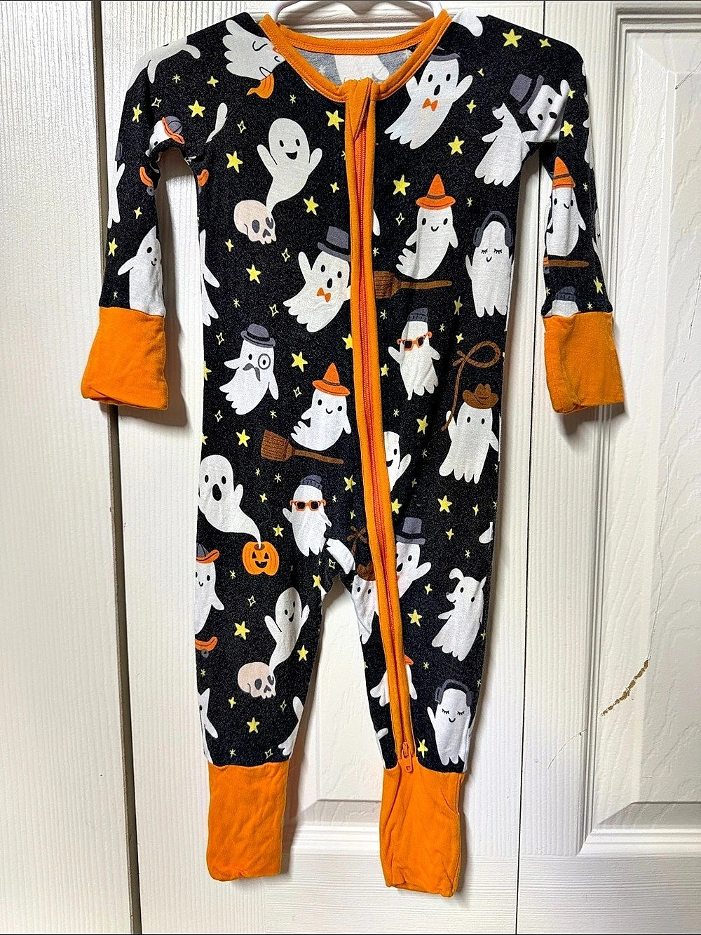 Little Sleepies Friendly Ghosts Zippy 3-6m